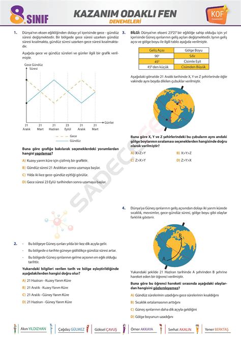 8 sınıf fen bilimleri konu anlatımı pdf